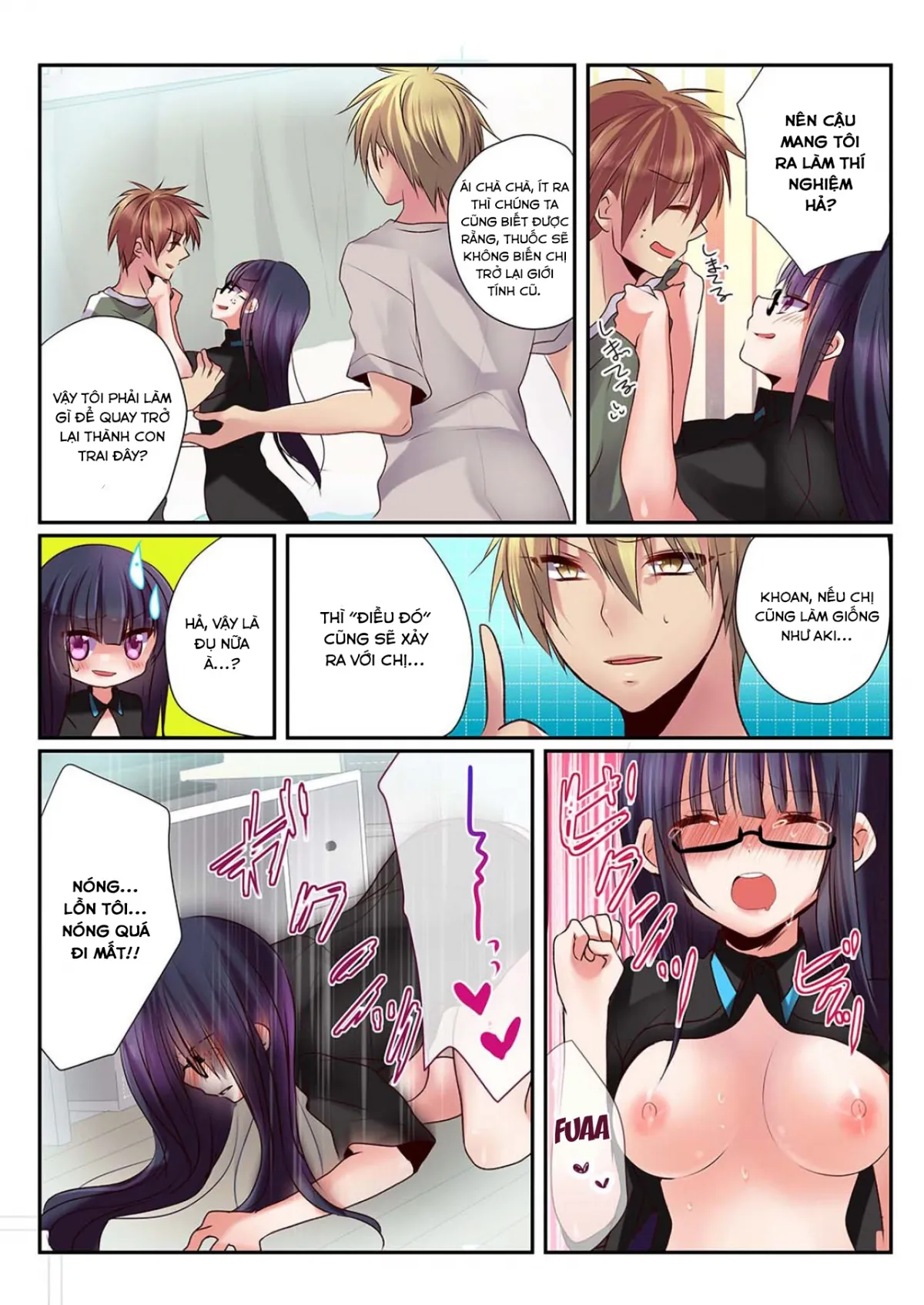 HentaiVN.net - Ảnh 13 - Điều tôi muốn làm khi là con gái! [女の身体でシたいこと！; Onna no Karada de Shitai Koto!; Onna No Karada De Shitai Koto! ~♂⇔♀ Kaikan Irekawari Life~] - Chap 1.2