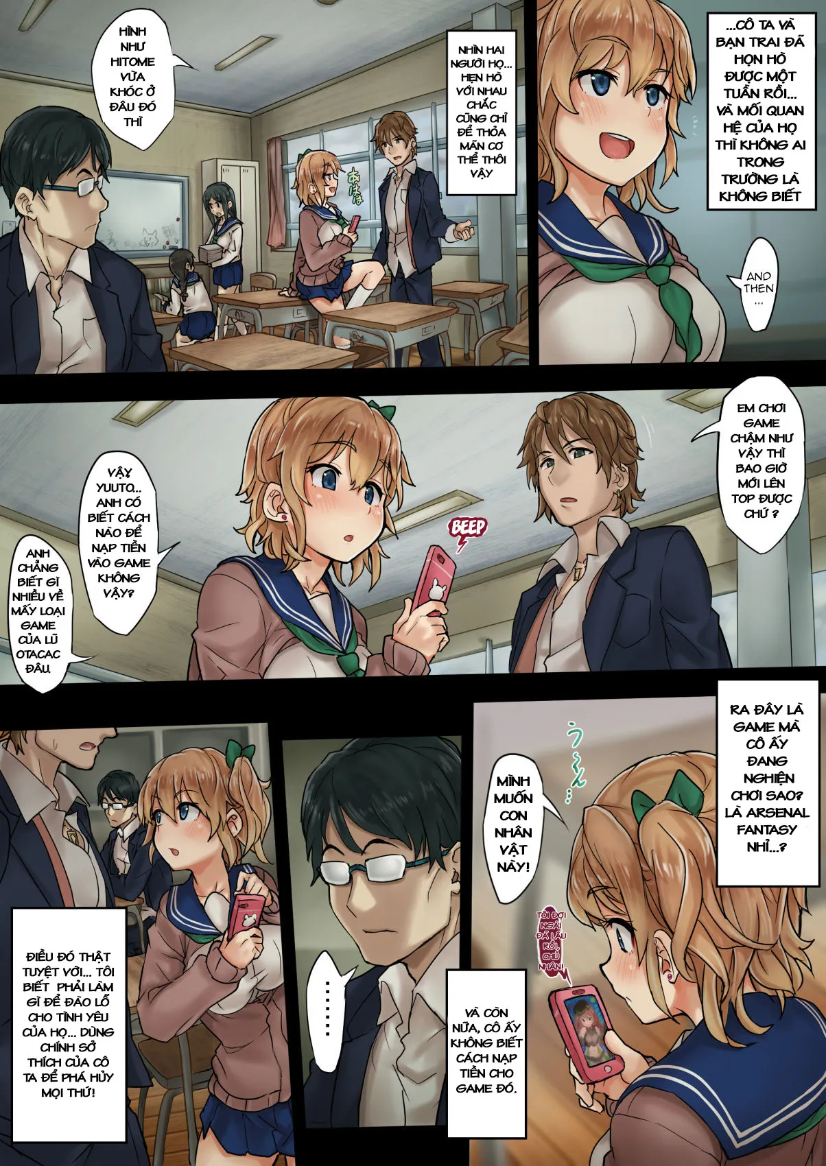 HentaiVN.net - Ảnh 4 - App Hướng Dẫn Thần Kì [Kareshi Mochi Gal o Netotte Haramase ~Anji o Kakete Kakin Seikatsu~] - OneShot