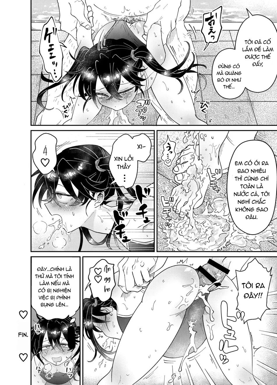 HentaiVN.net - Ảnh 32 - Namaiki Oshiego ni Sukumizu Kisete Kobetsusei Shidou! - one shot