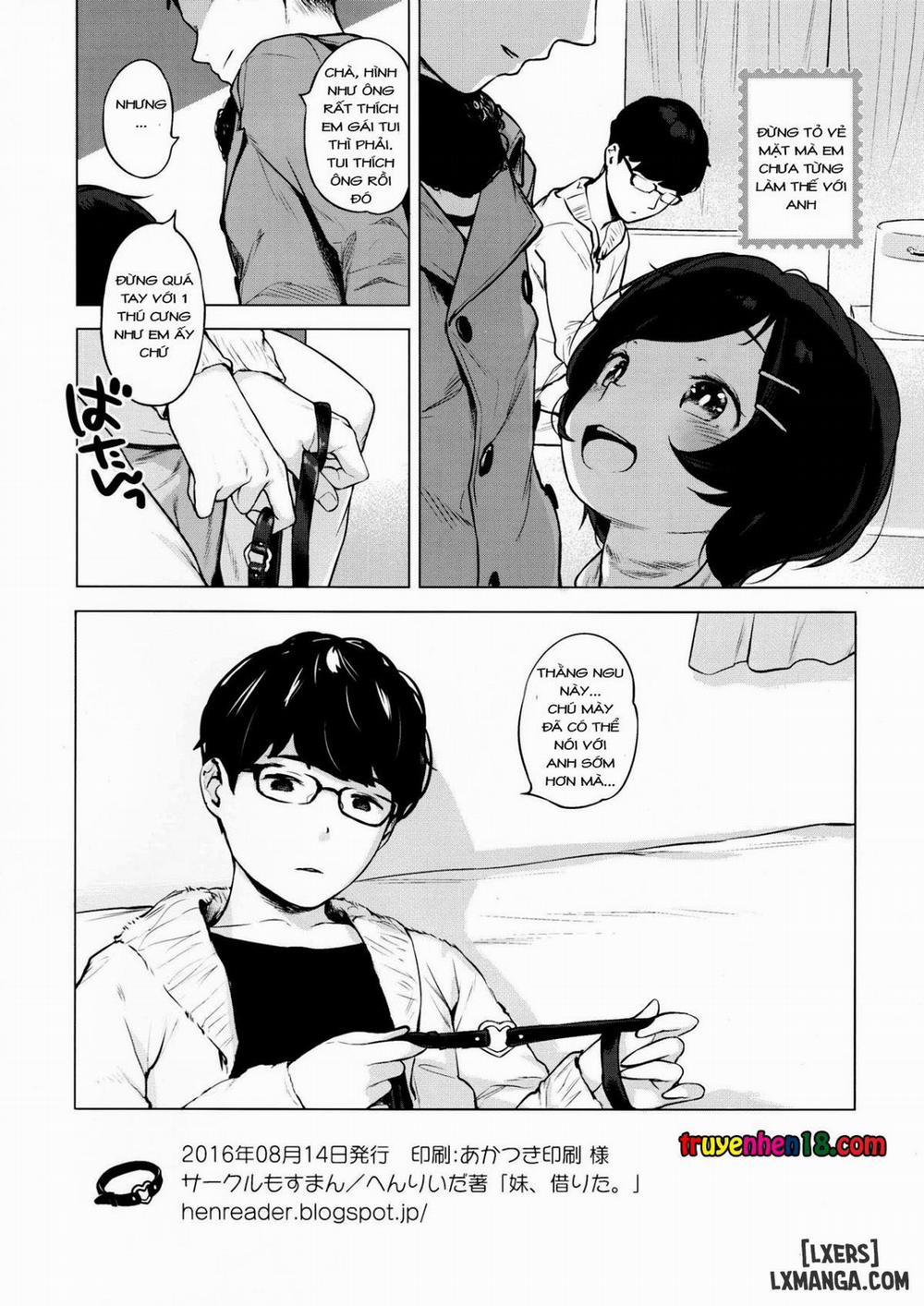 HentaiVN.net - Ảnh 17 - Imouto, Karita. [I Borrowed A Little Sister.] - Oneshot