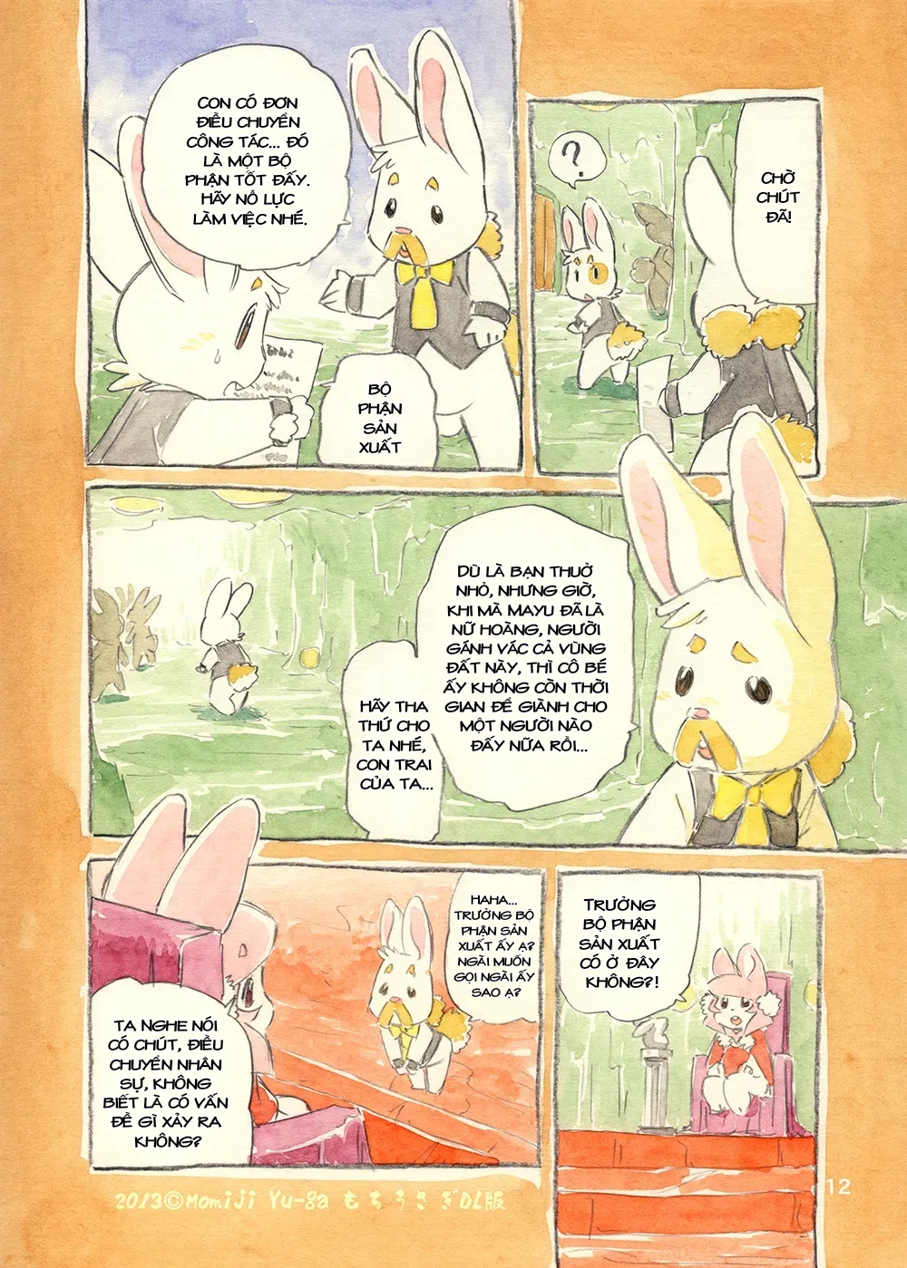 HentaiVN.net - Ảnh 11 - Tôi Và Nữ Hoàng Thỏ Mochi - Oneshot