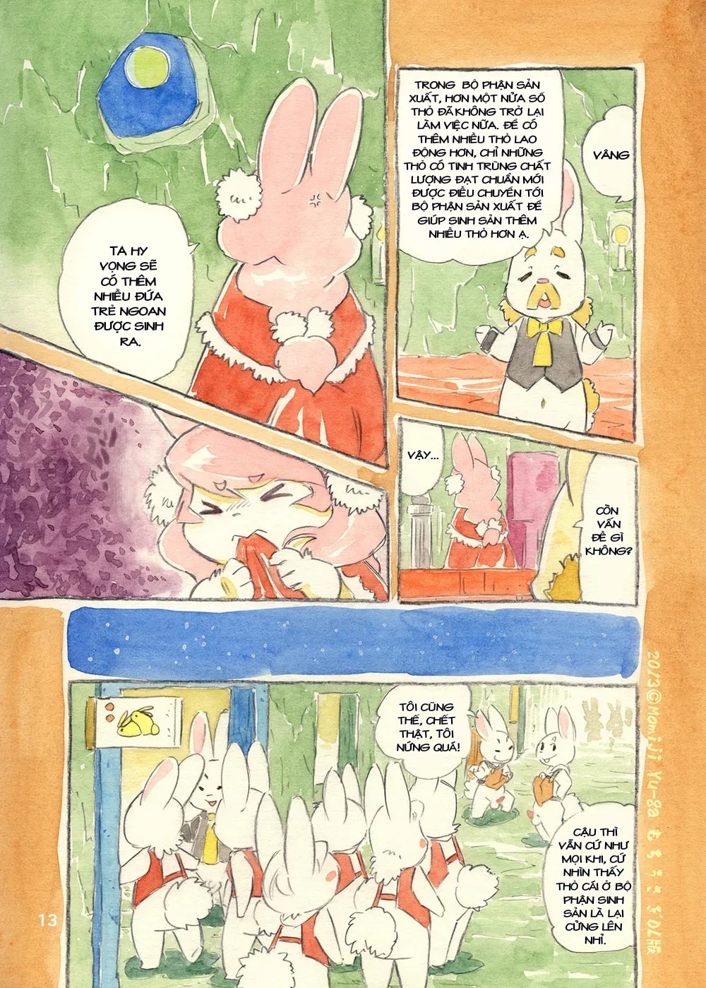 HentaiVN.net - Ảnh 12 - Tôi Và Nữ Hoàng Thỏ Mochi - Oneshot
