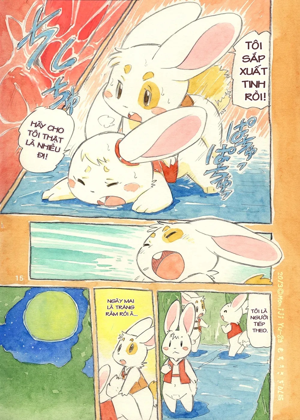 HentaiVN.net - Ảnh 14 - Tôi Và Nữ Hoàng Thỏ Mochi - Oneshot