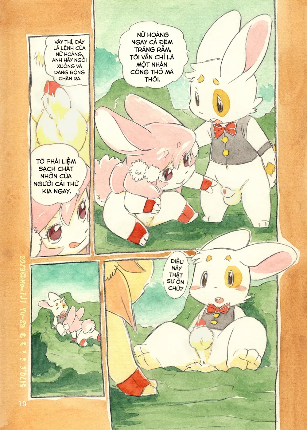 HentaiVN.net - Ảnh 18 - Tôi Và Nữ Hoàng Thỏ Mochi - Oneshot