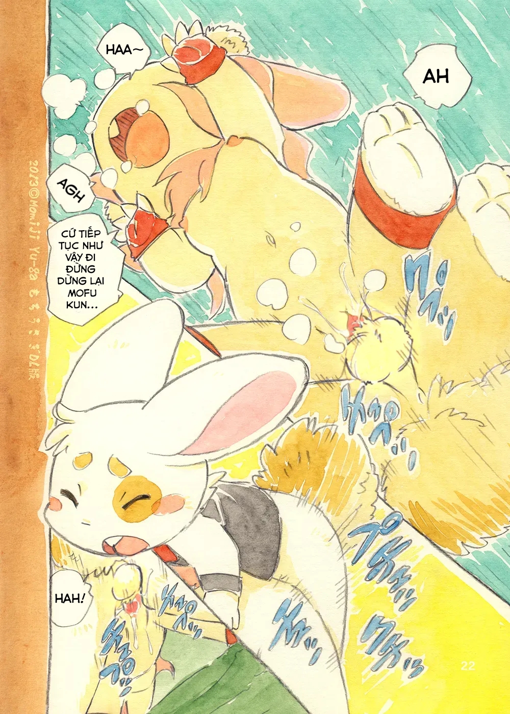 HentaiVN.net - Ảnh 21 - Tôi Và Nữ Hoàng Thỏ Mochi - Oneshot