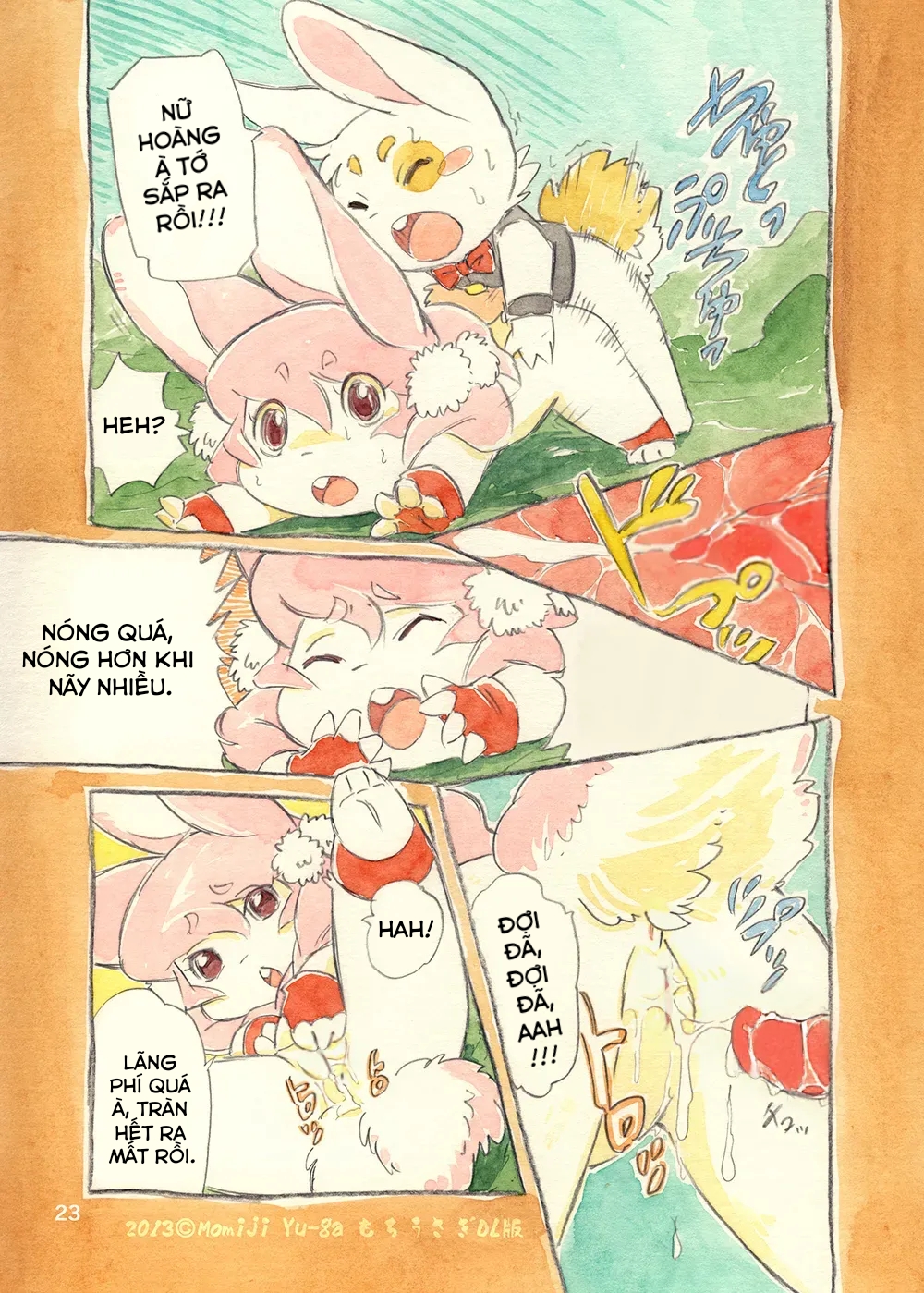 HentaiVN.net - Ảnh 22 - Tôi Và Nữ Hoàng Thỏ Mochi - Oneshot