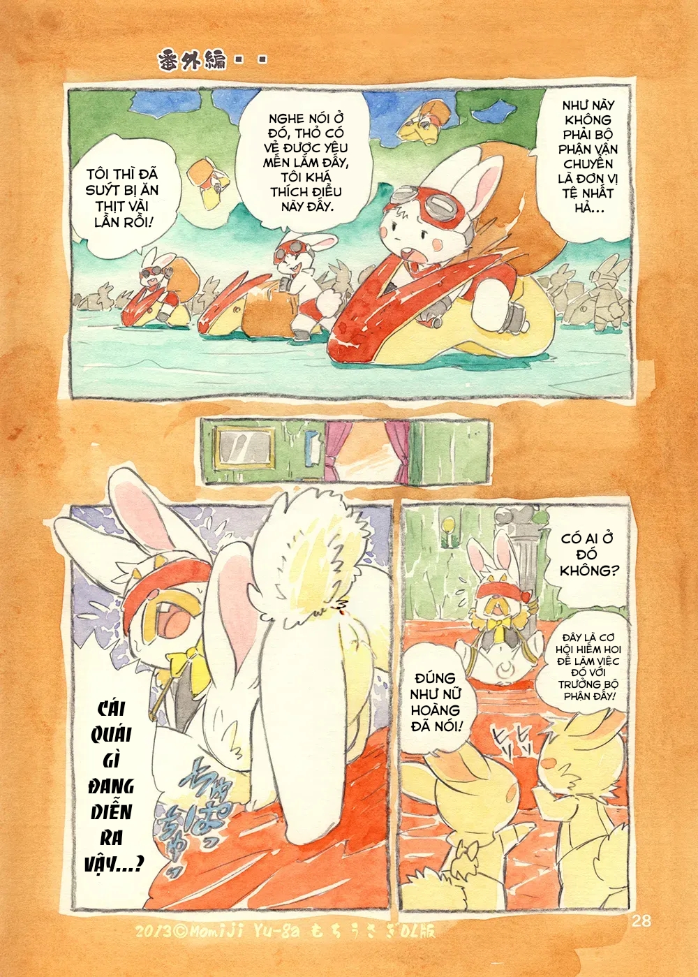 HentaiVN.net - Ảnh 27 - Tôi Và Nữ Hoàng Thỏ Mochi - Oneshot