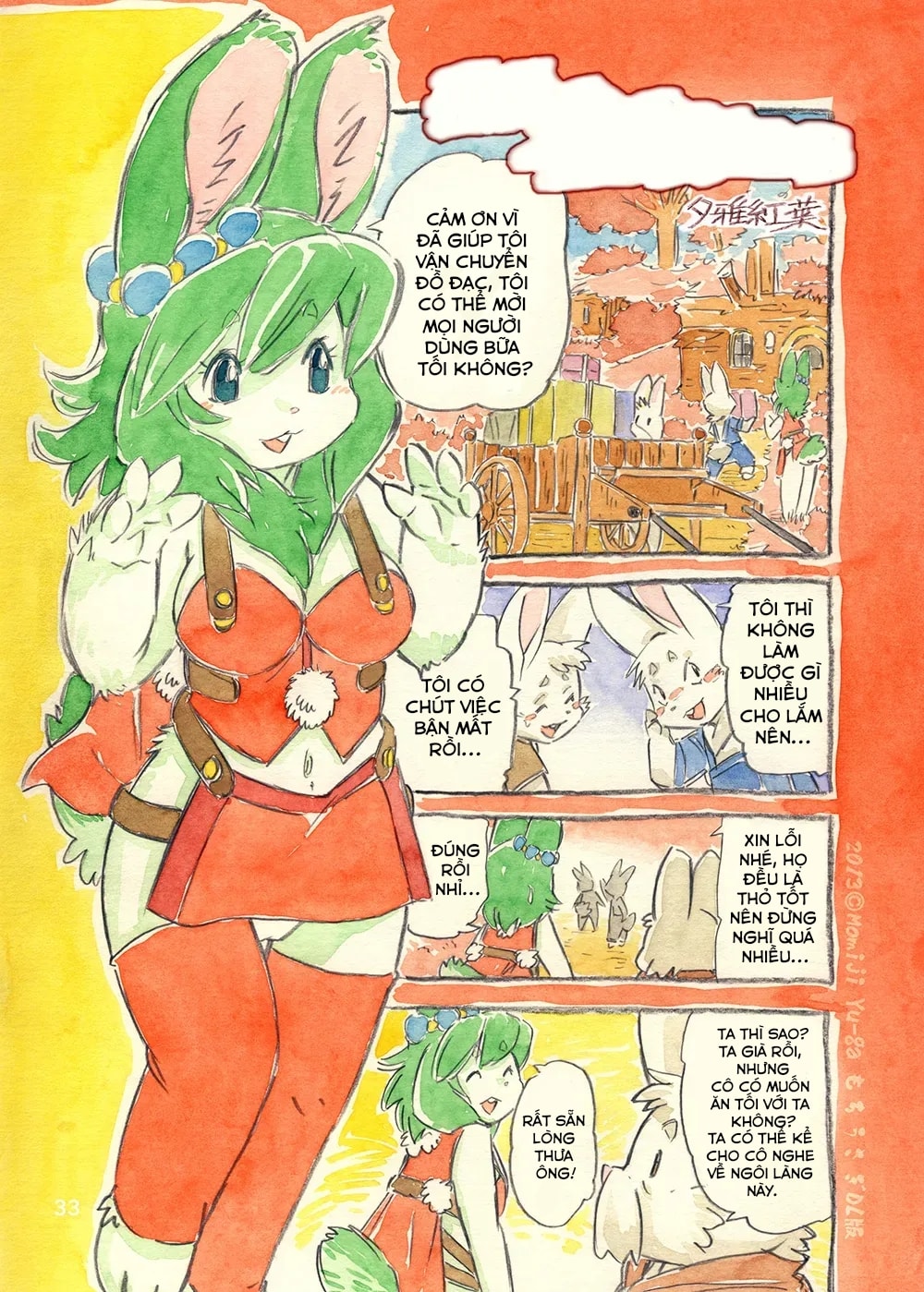 HentaiVN.net - Ảnh 32 - Tôi Và Nữ Hoàng Thỏ Mochi - Oneshot