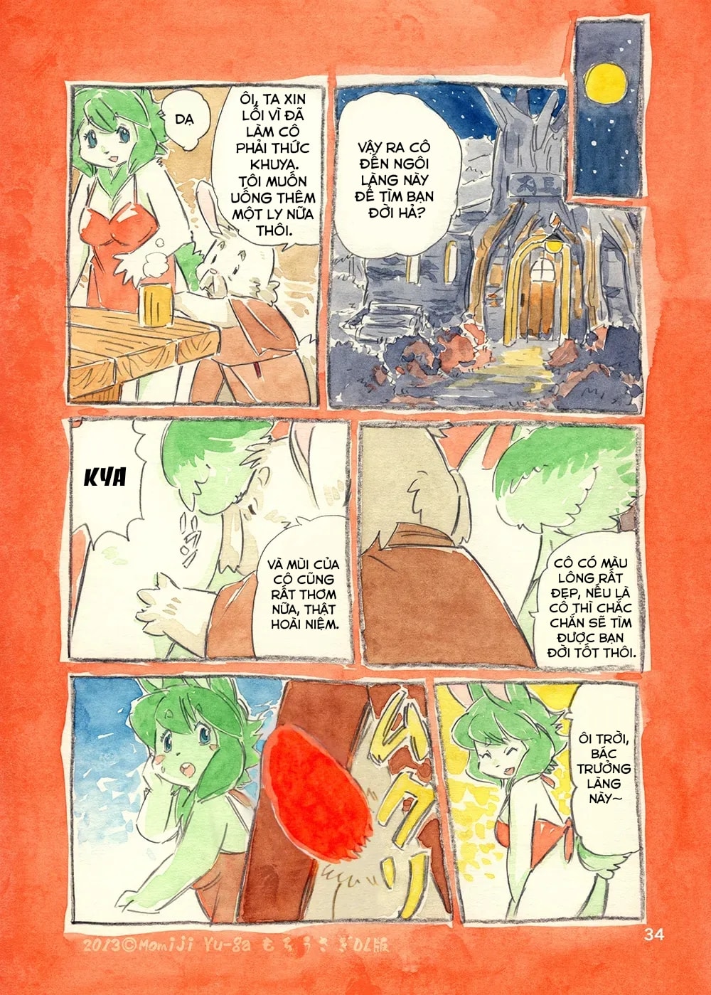 HentaiVN.net - Ảnh 33 - Tôi Và Nữ Hoàng Thỏ Mochi - Oneshot