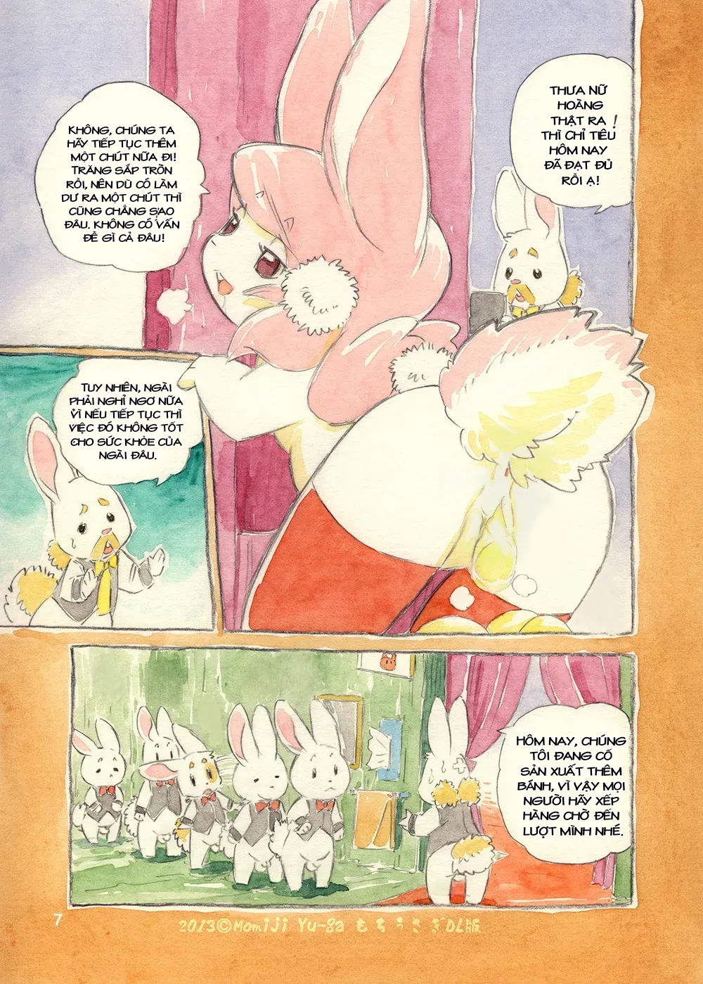 HentaiVN.net - Ảnh 6 - Tôi Và Nữ Hoàng Thỏ Mochi - Oneshot