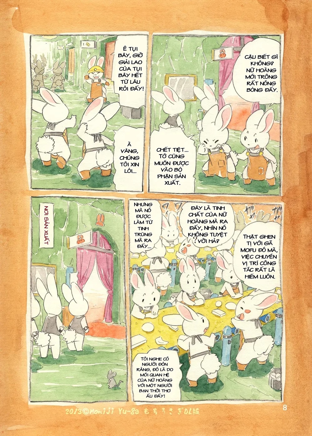 HentaiVN.net - Ảnh 7 - Tôi Và Nữ Hoàng Thỏ Mochi - Oneshot