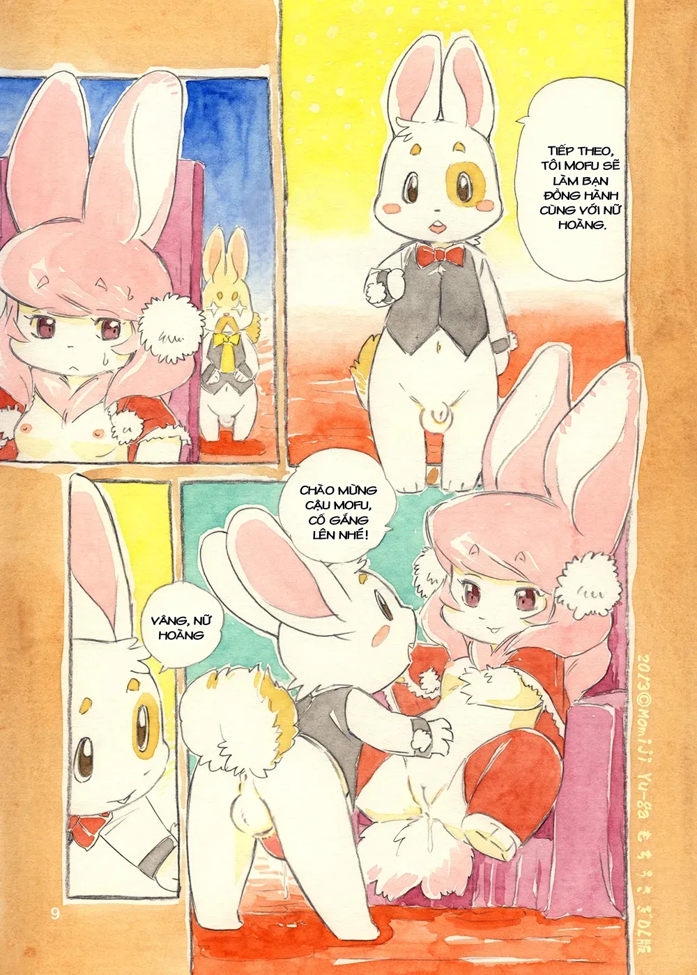 HentaiVN.net - Ảnh 8 - Tôi Và Nữ Hoàng Thỏ Mochi - Oneshot