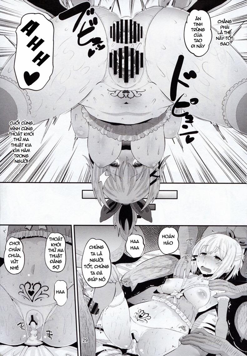 HentaiVN.net - Ảnh 28 - Inma-jutsu Kyousei Koubi (Rokudenashi Majutsu Koushi to Akashic Records) [淫魔術強制交尾 (ロクでなし魔術講師と禁忌教典)] - Oneshot
