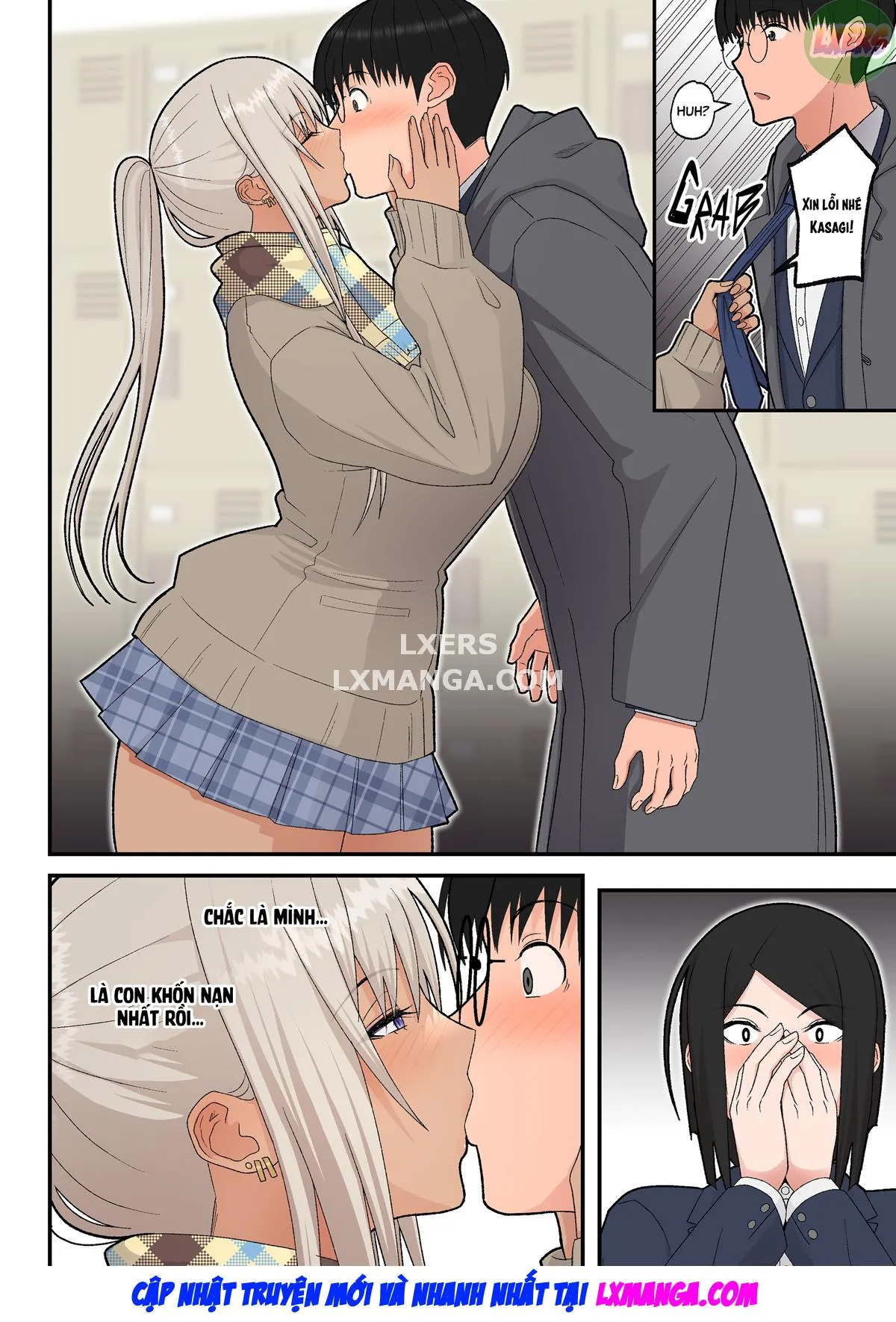 HentaiVN.net - Ảnh 13 - Class no Kinpatsu Kyonyuu Gal to Itya Love Ecchi suru Hanashi - Oneshot