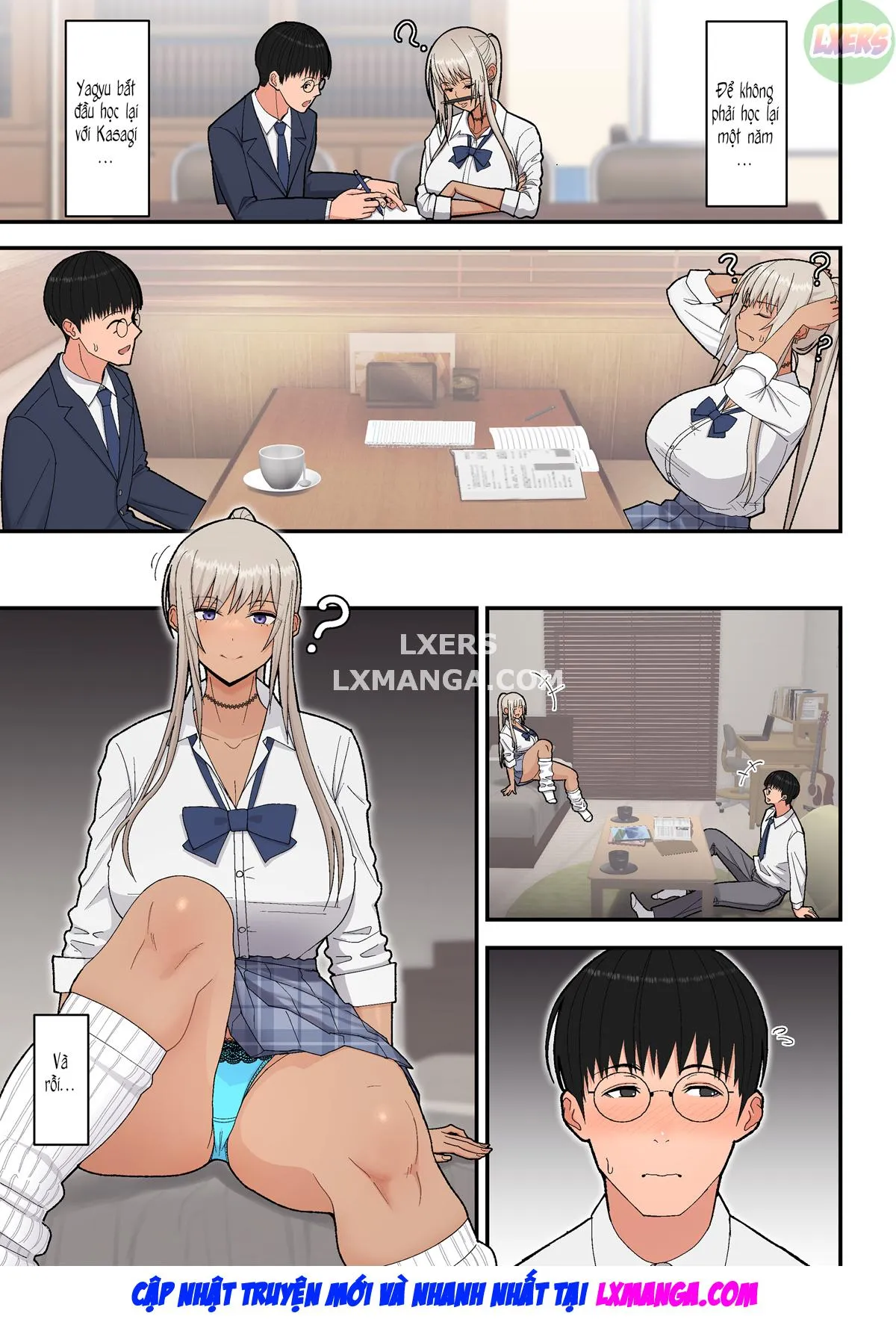 HentaiVN.net - Ảnh 6 - Class no Kinpatsu Kyonyuu Gal to Itya Love Ecchi suru Hanashi - Oneshot