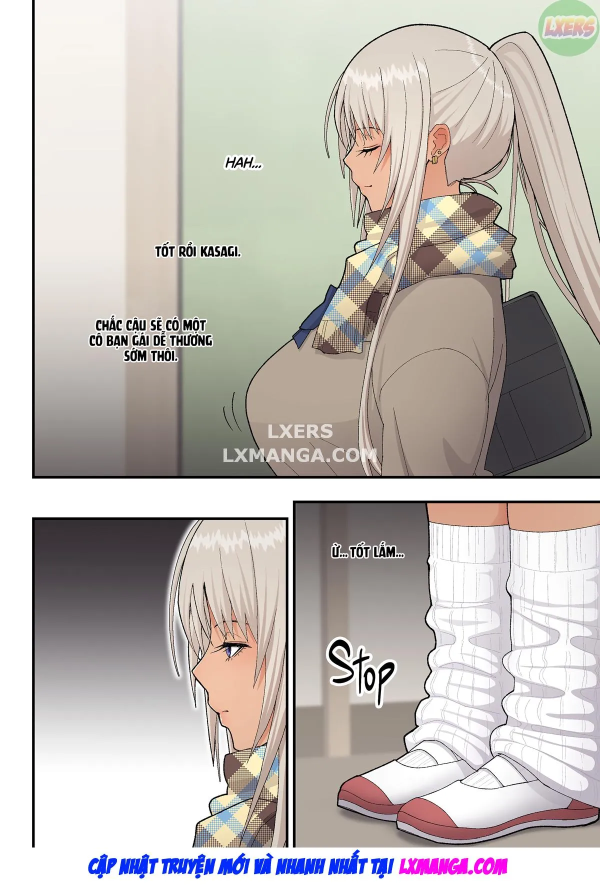 HentaiVN.net - Ảnh 9 - Class no Kinpatsu Kyonyuu Gal to Itya Love Ecchi suru Hanashi - Oneshot
