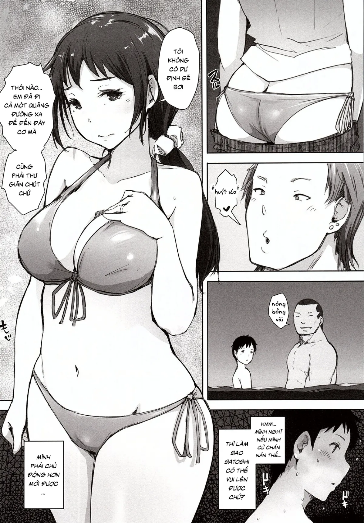HentaiVN.net - Ảnh 6 - Hitozuma Nanpa NTR Kaisui Yokujou [人妻ナンパNTR海水浴場] - Oneshot