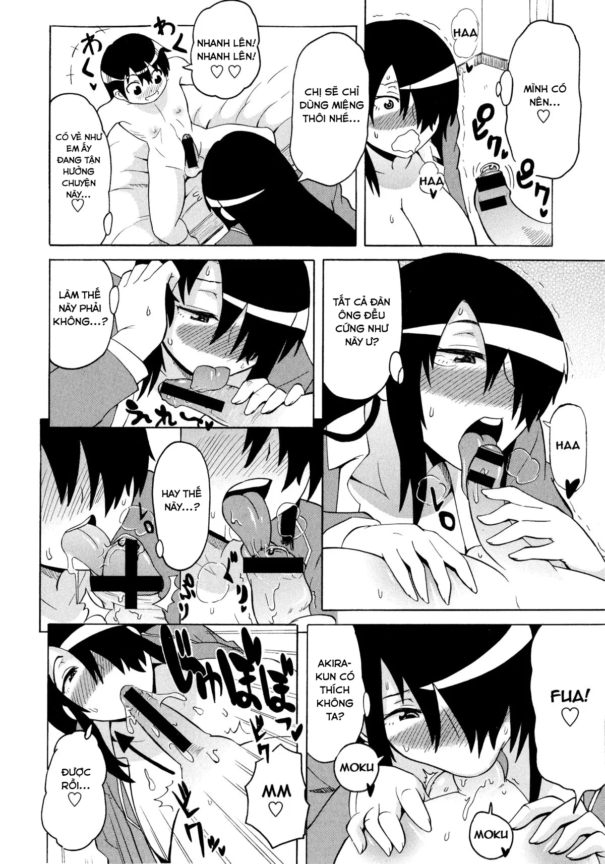 HentaiVN.net - Ảnh 11 - Cậu nhóc hàng xóm nghịch ngợm của tôi [High and low] - Chap 1 - Bà chị hàng xóm
