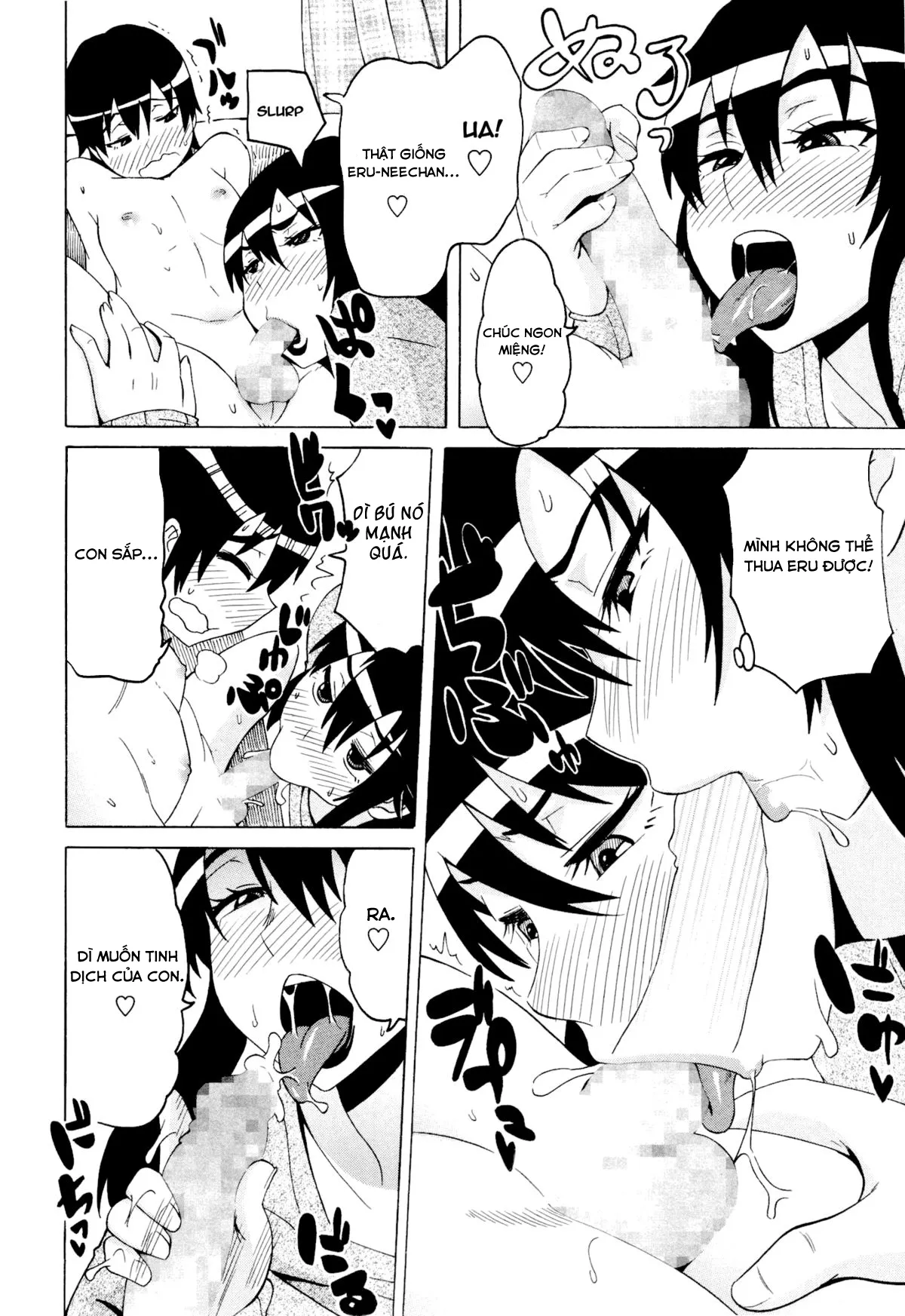 HentaiVN.net - Ảnh 11 - Cậu nhóc hàng xóm nghịch ngợm của tôi [High and low] - Chap 2 - Bà mẹ của bà chị hàng xóm