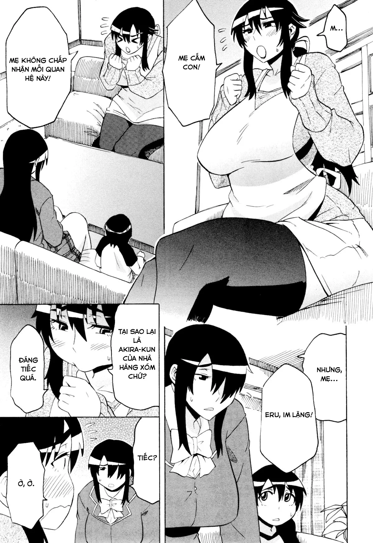 HentaiVN.net - Ảnh 4 - Cậu nhóc hàng xóm nghịch ngợm của tôi [High and low] - Chap 2 - Bà mẹ của bà chị hàng xóm