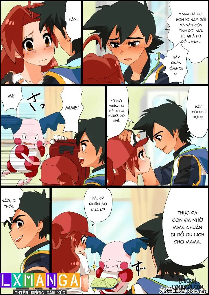 HentaiVN.net - Ảnh 12 - Ash X Delia Doujin - Oneshot