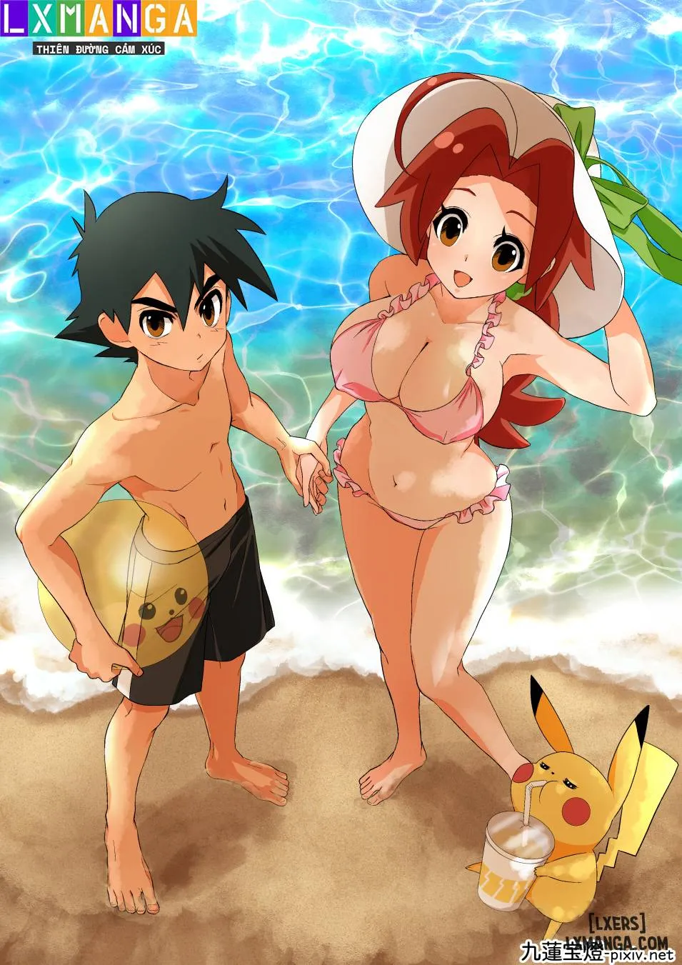 HentaiVN.net - Ảnh 3 - Ash X Delia Doujin - Oneshot