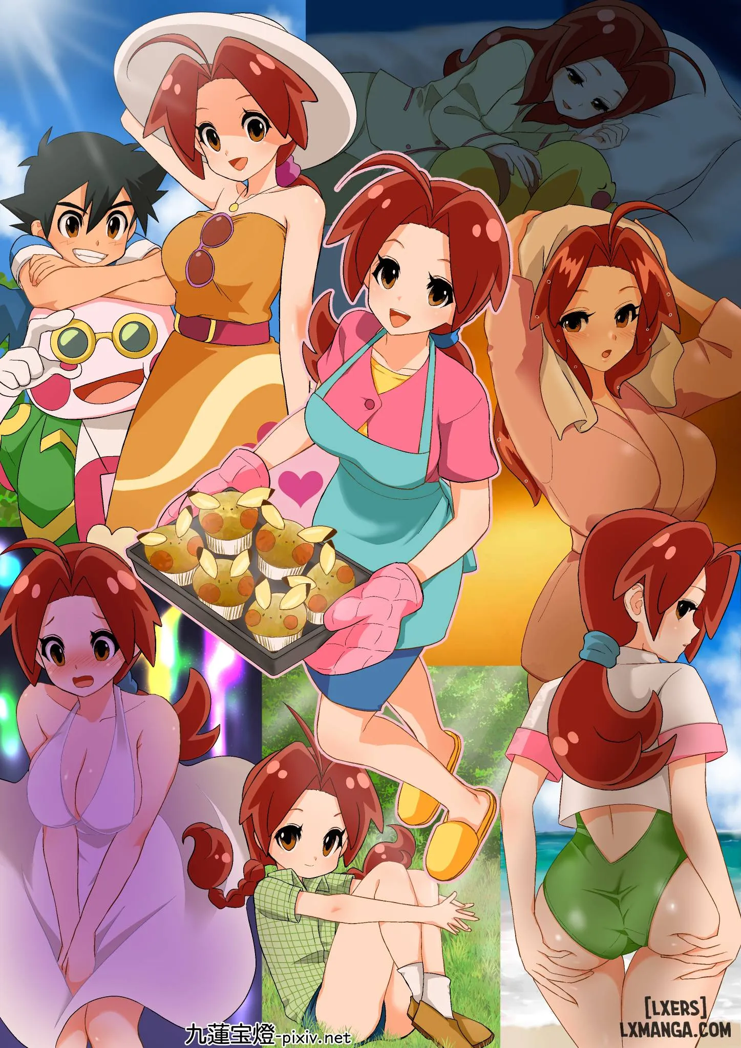 HentaiVN.net - Ảnh 4 - Ash X Delia Doujin - Oneshot