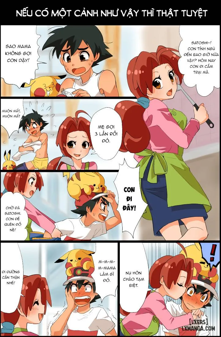 HentaiVN.net - Ảnh 5 - Ash X Delia Doujin - Oneshot