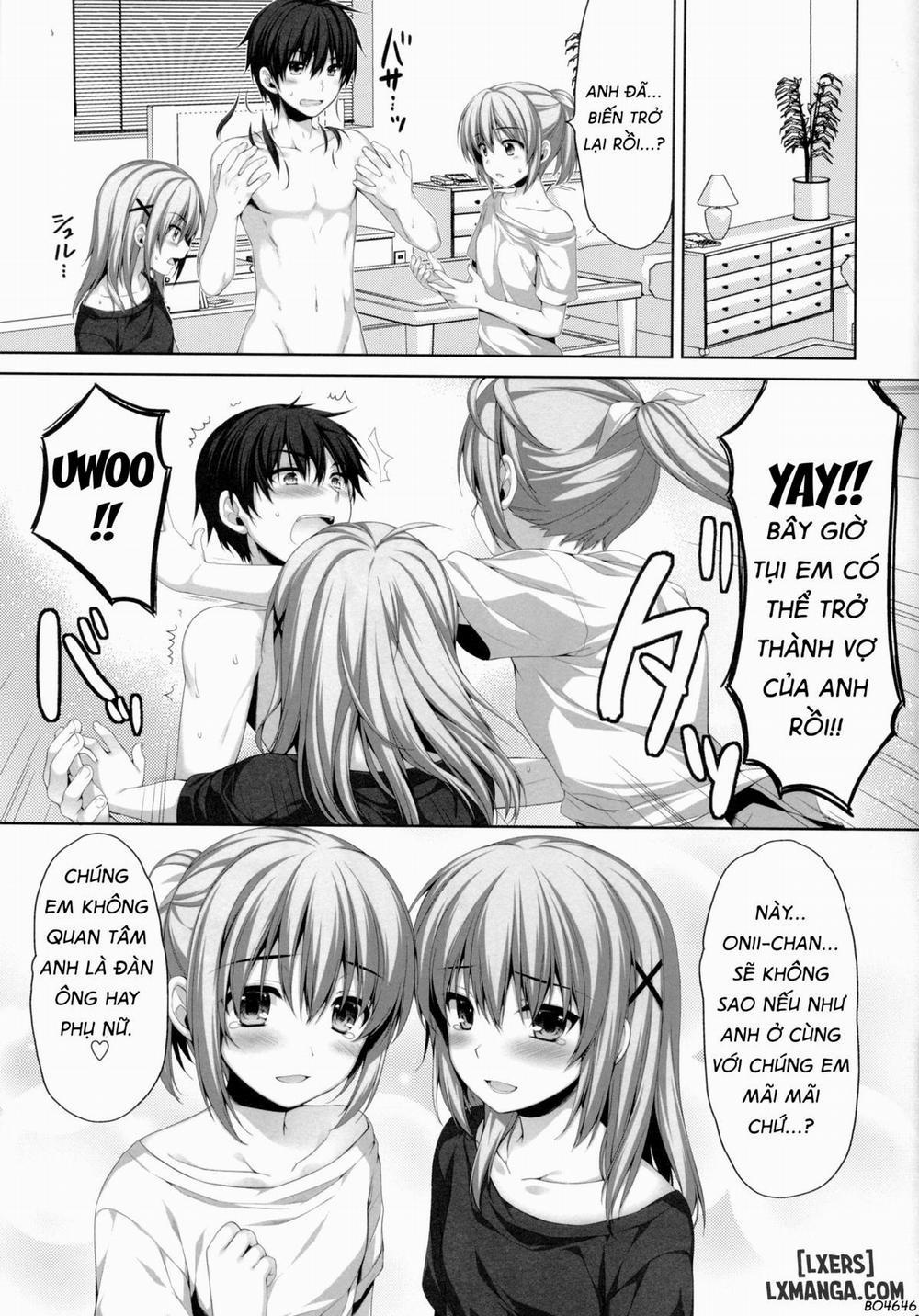 HentaiVN.net - Ảnh 24 - Ore Ga Onna Ni!? Itoko Ga Itoko Ni!? [I Got Turned Into a Woman And My Cousins Turned Into Guys] - Oneshot