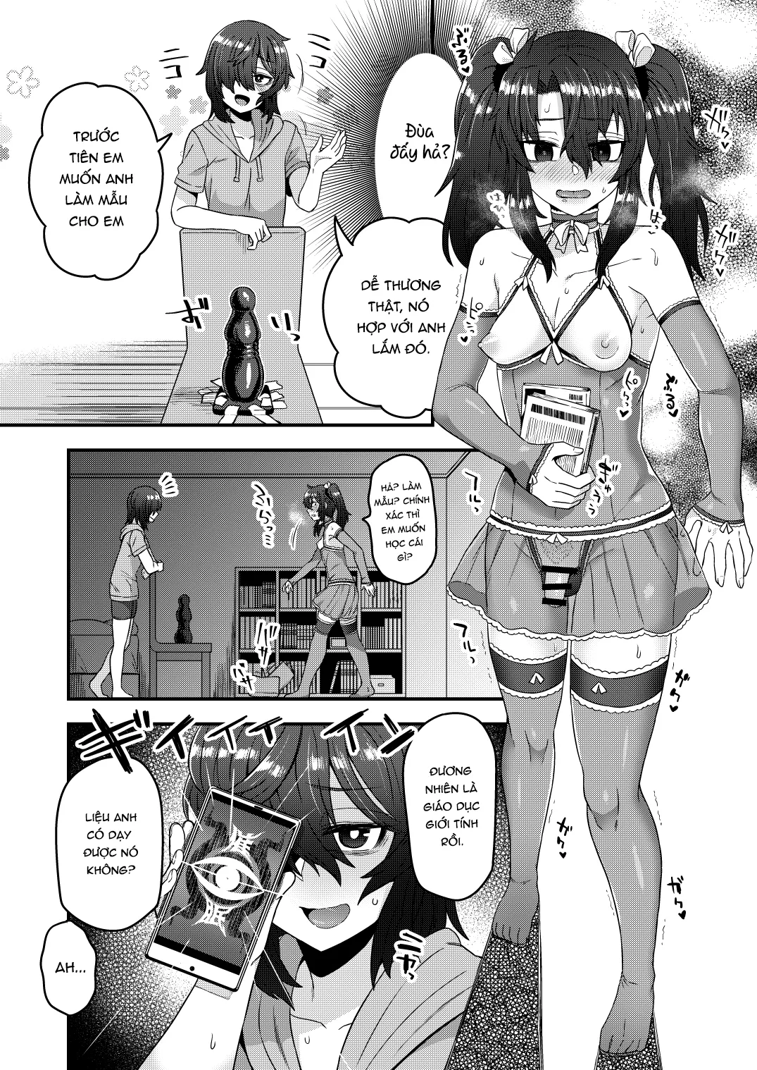 HentaiVN.net - Ảnh 19 - Ore ga Saimin Appli de Mesu ni Naru Wake Nai daro! [I Can't Become A Woman Because Of A Hypnosis App!] - Oneshot
