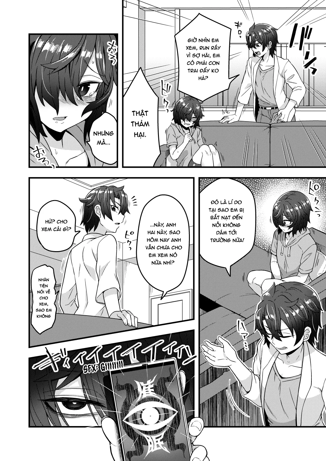 HentaiVN.net - Ảnh 6 - Ore ga Saimin Appli de Mesu ni Naru Wake Nai daro! [I Can't Become A Woman Because Of A Hypnosis App!] - Oneshot