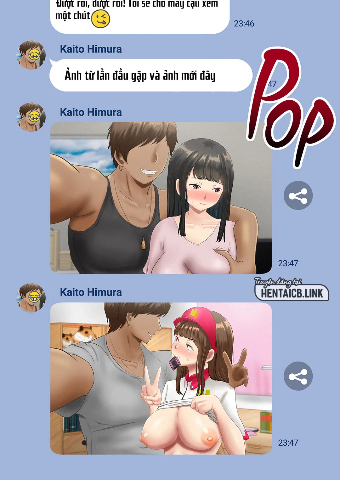 HentaiVN.net - Ảnh 17 - Đoạn clip của bạn gái trong nhóm chat NTR - Oneshot