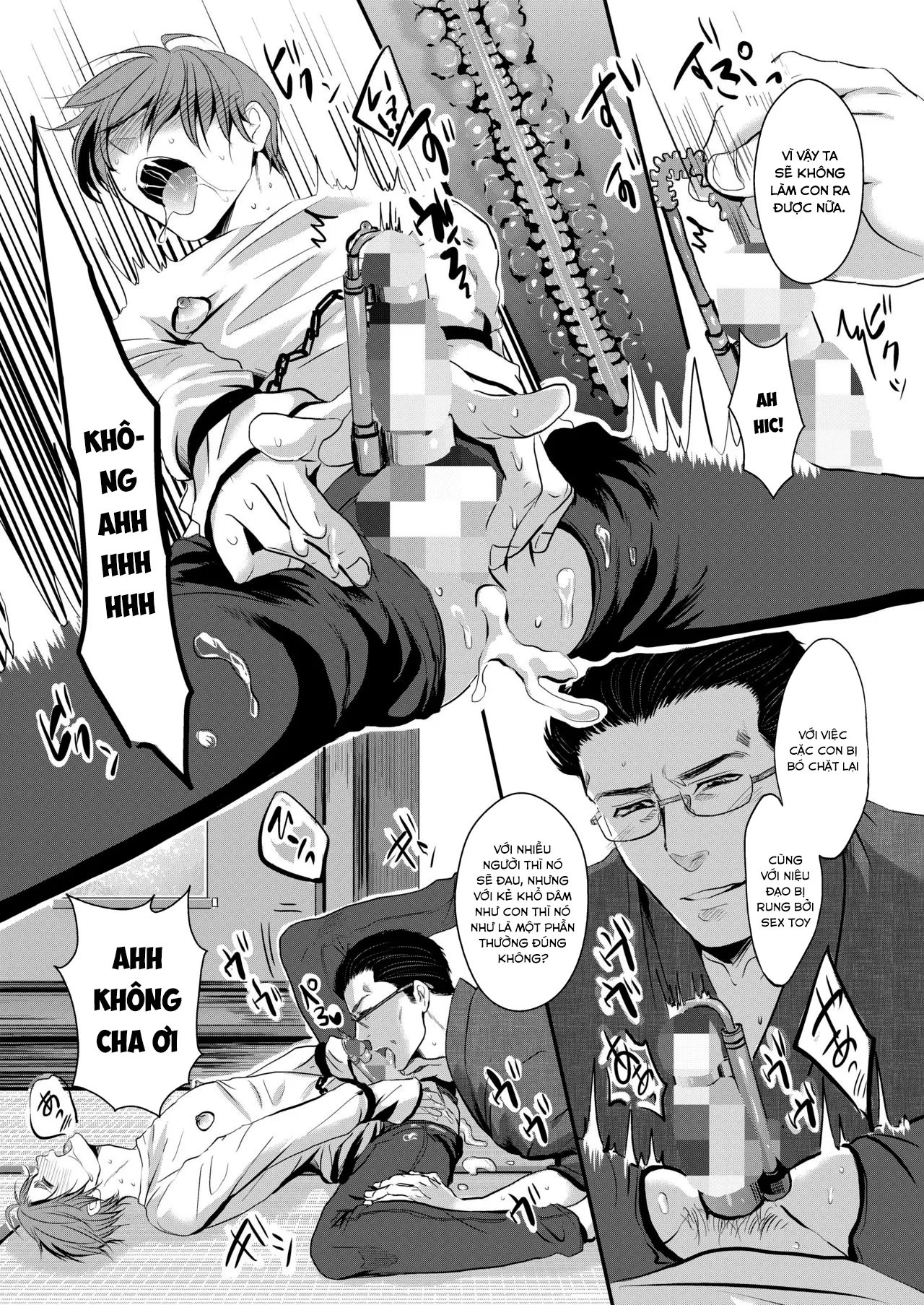 HentaiVN.net - Ảnh 8 - Bố và Con [Kono Ai Wa Yamai Ni Niteiru] - Chap 4