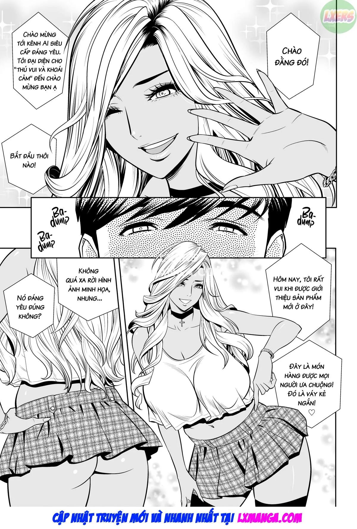 HentaiVN.net - Ảnh 19 - Gal Boss and the Harem Office - Chap 1