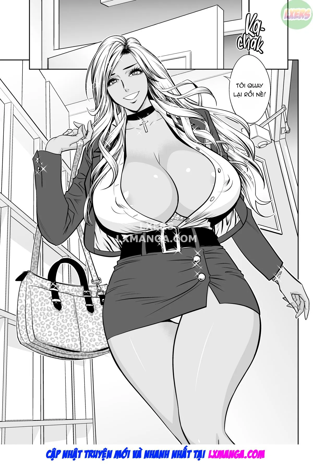 HentaiVN.net - Ảnh 23 - Gal Boss and the Harem Office - Chap 1