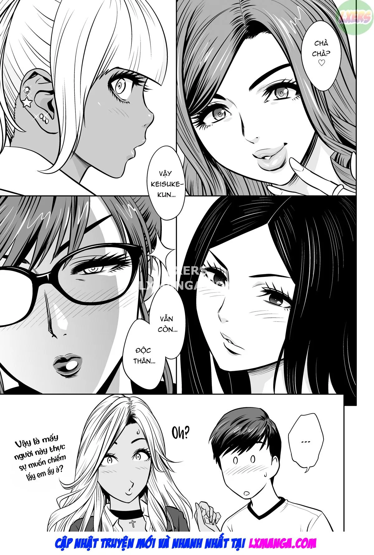 HentaiVN.net - Ảnh 27 - Gal Boss and the Harem Office - Chap 1