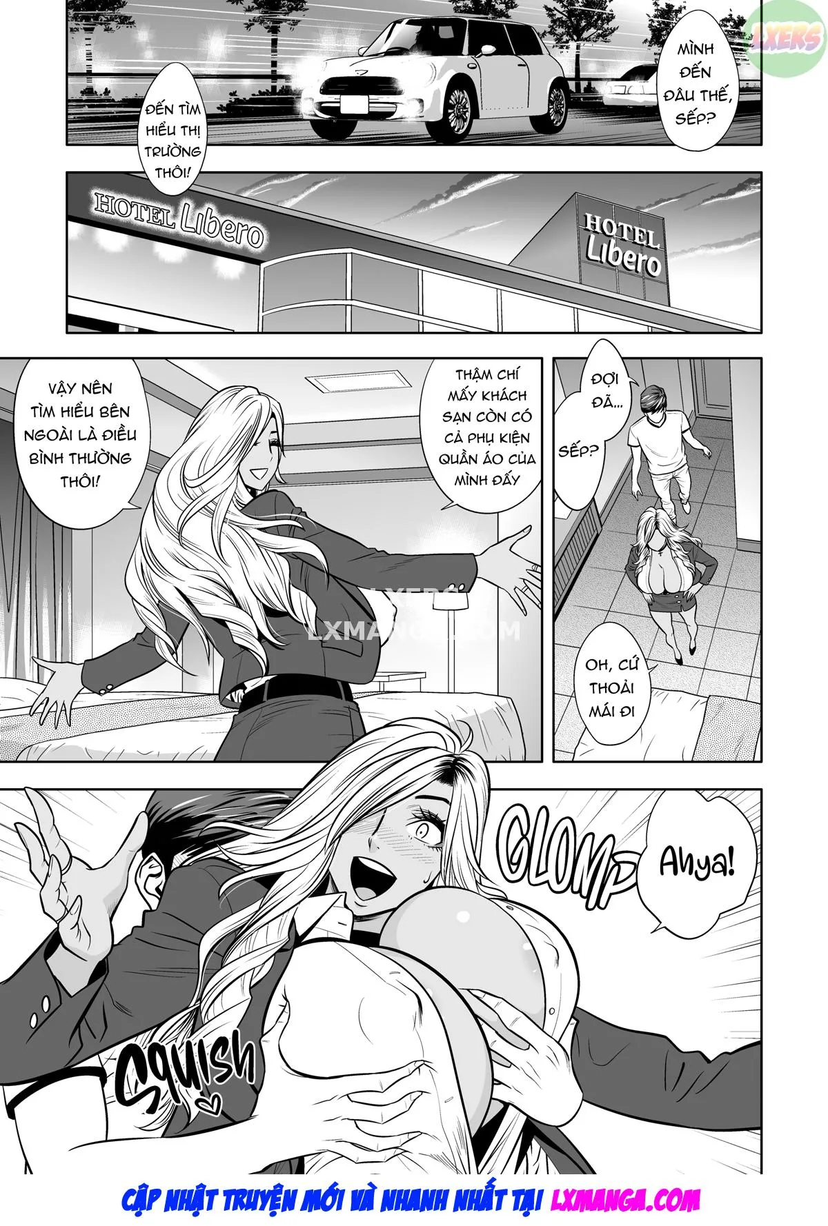 HentaiVN.net - Ảnh 29 - Gal Boss and the Harem Office - Chap 1