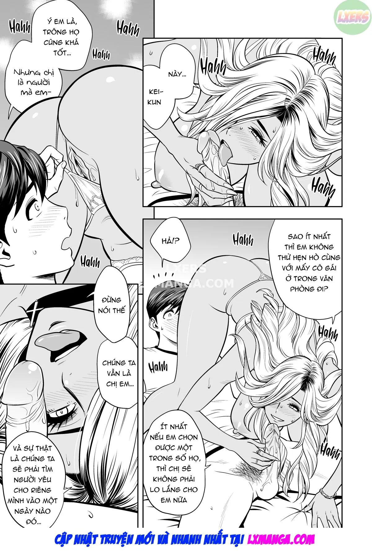 HentaiVN.net - Ảnh 35 - Gal Boss and the Harem Office - Chap 1