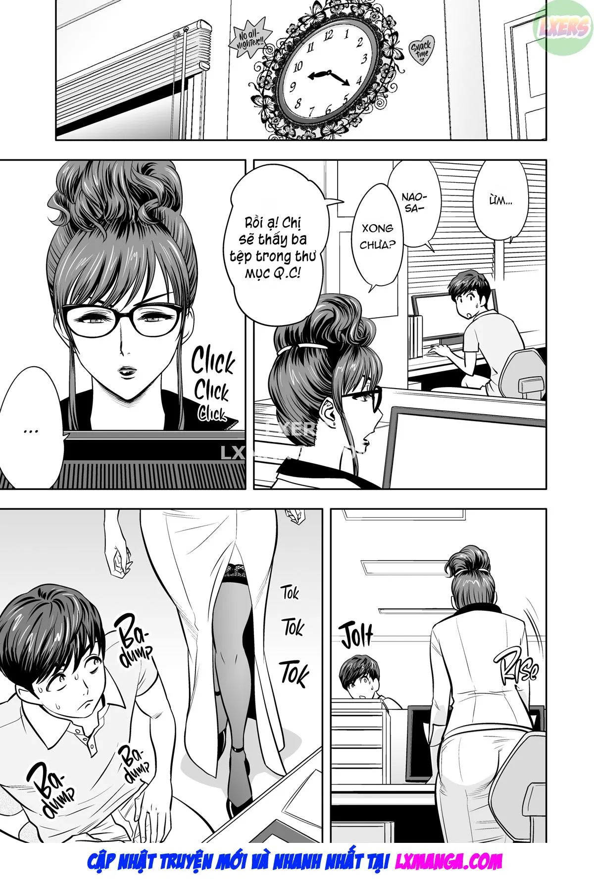 HentaiVN.net - Ảnh 10 - Gal Boss and the Harem Office - Chap 2