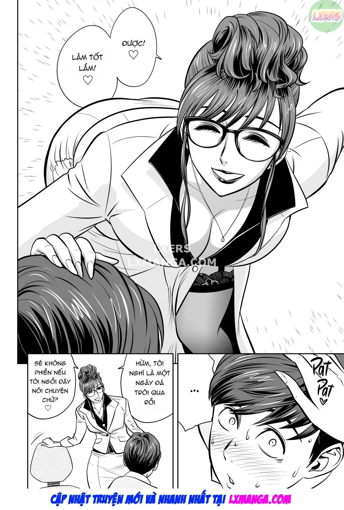 HentaiVN.net - Ảnh 11 - Gal Boss and the Harem Office - Chap 2