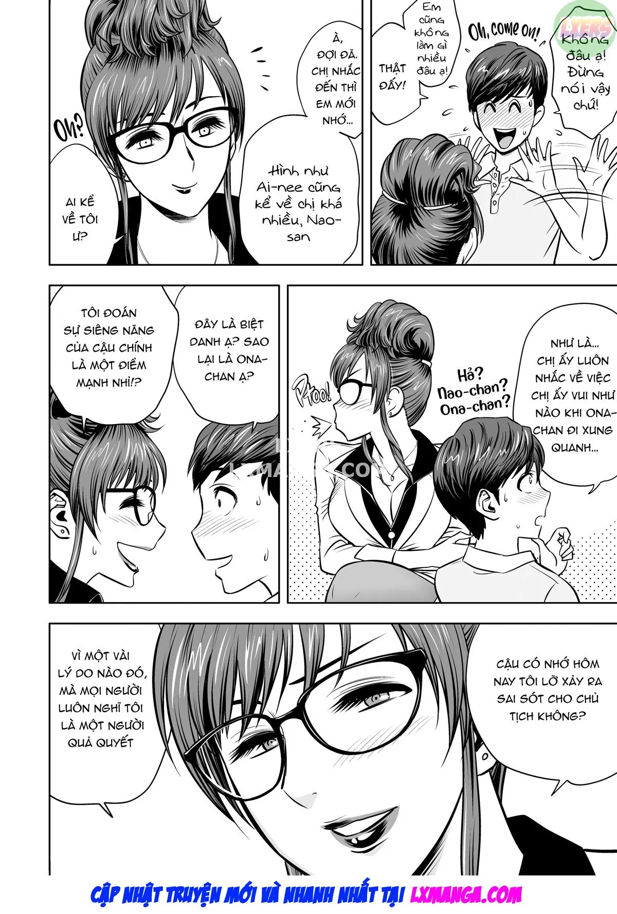 HentaiVN.net - Ảnh 13 - Gal Boss and the Harem Office - Chap 2