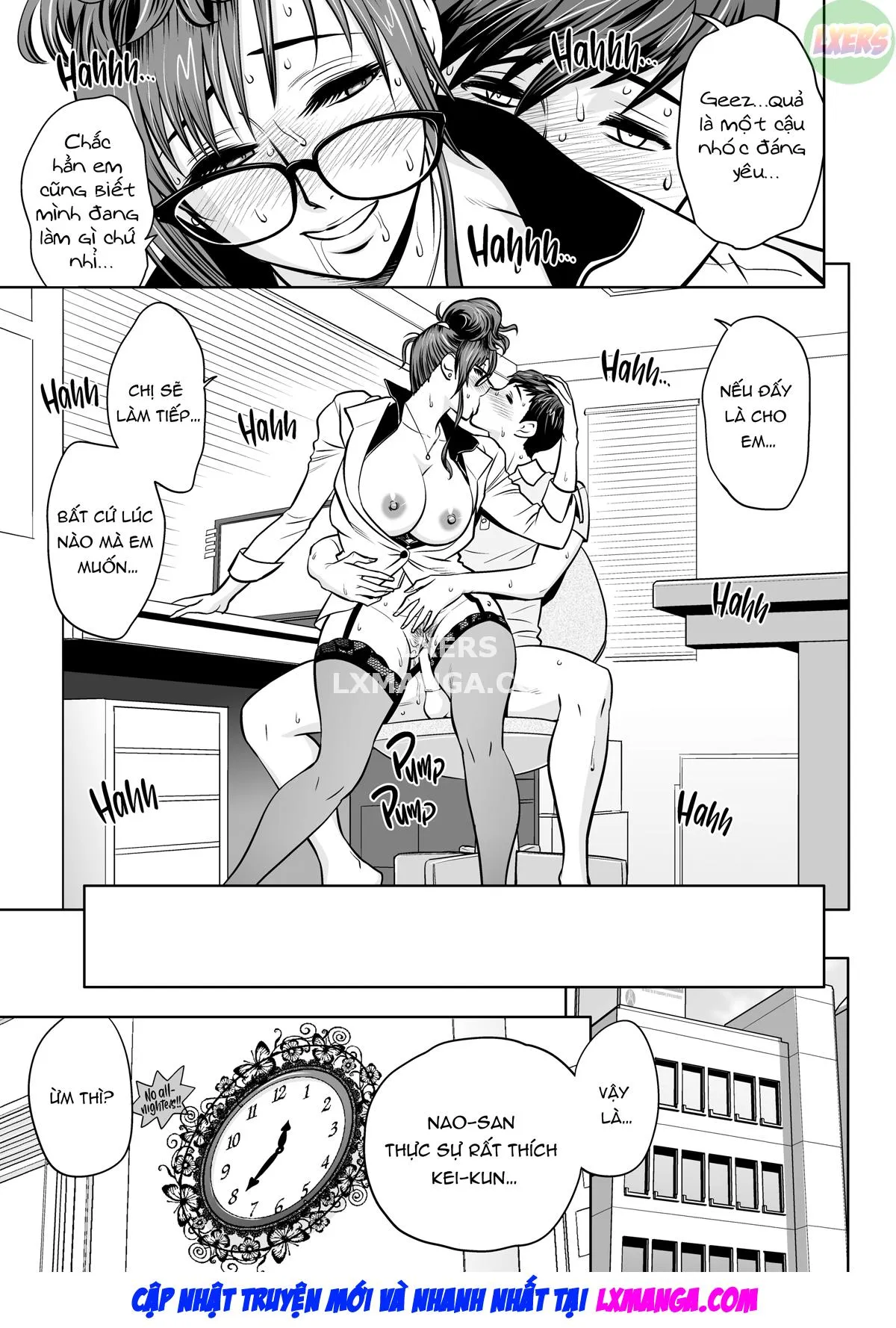HentaiVN.net - Ảnh 26 - Gal Boss and the Harem Office - Chap 2