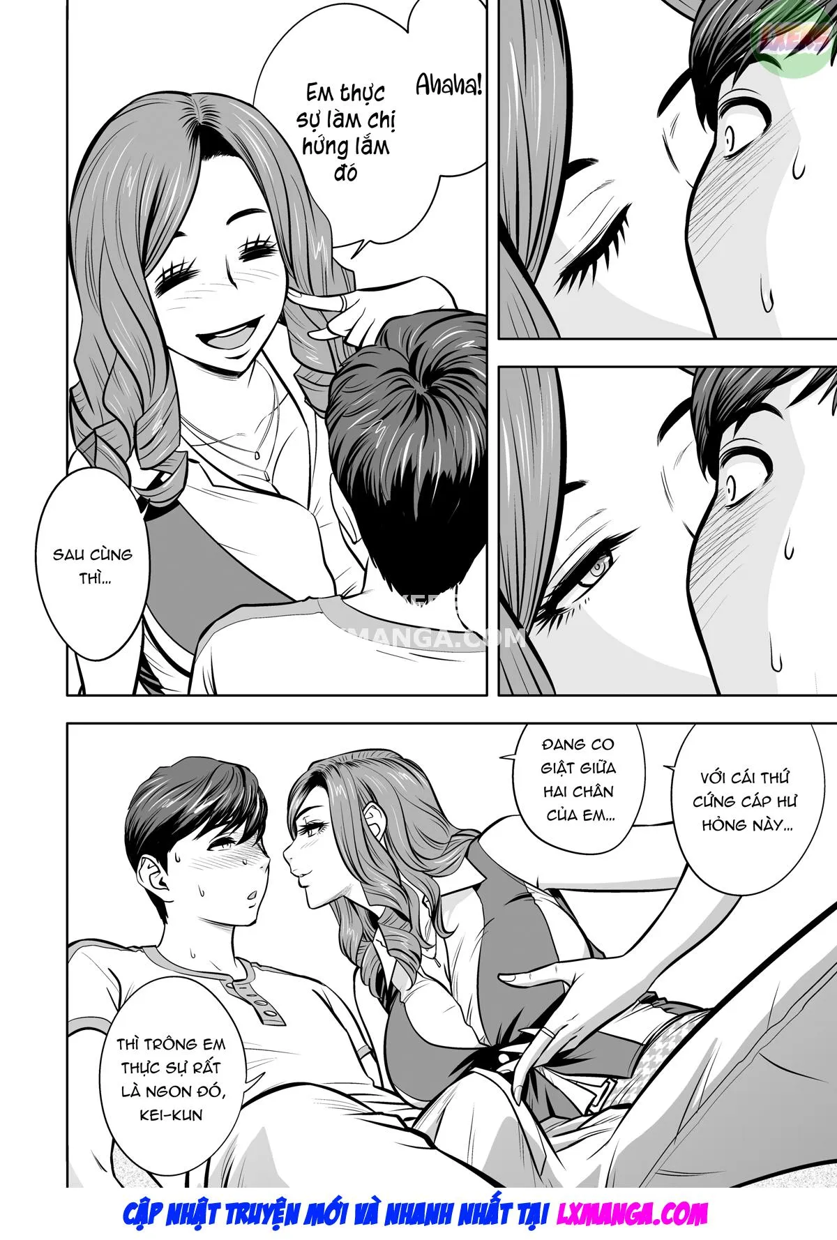 HentaiVN.net - Ảnh 11 - Gal Boss and the Harem Office - Chap 3