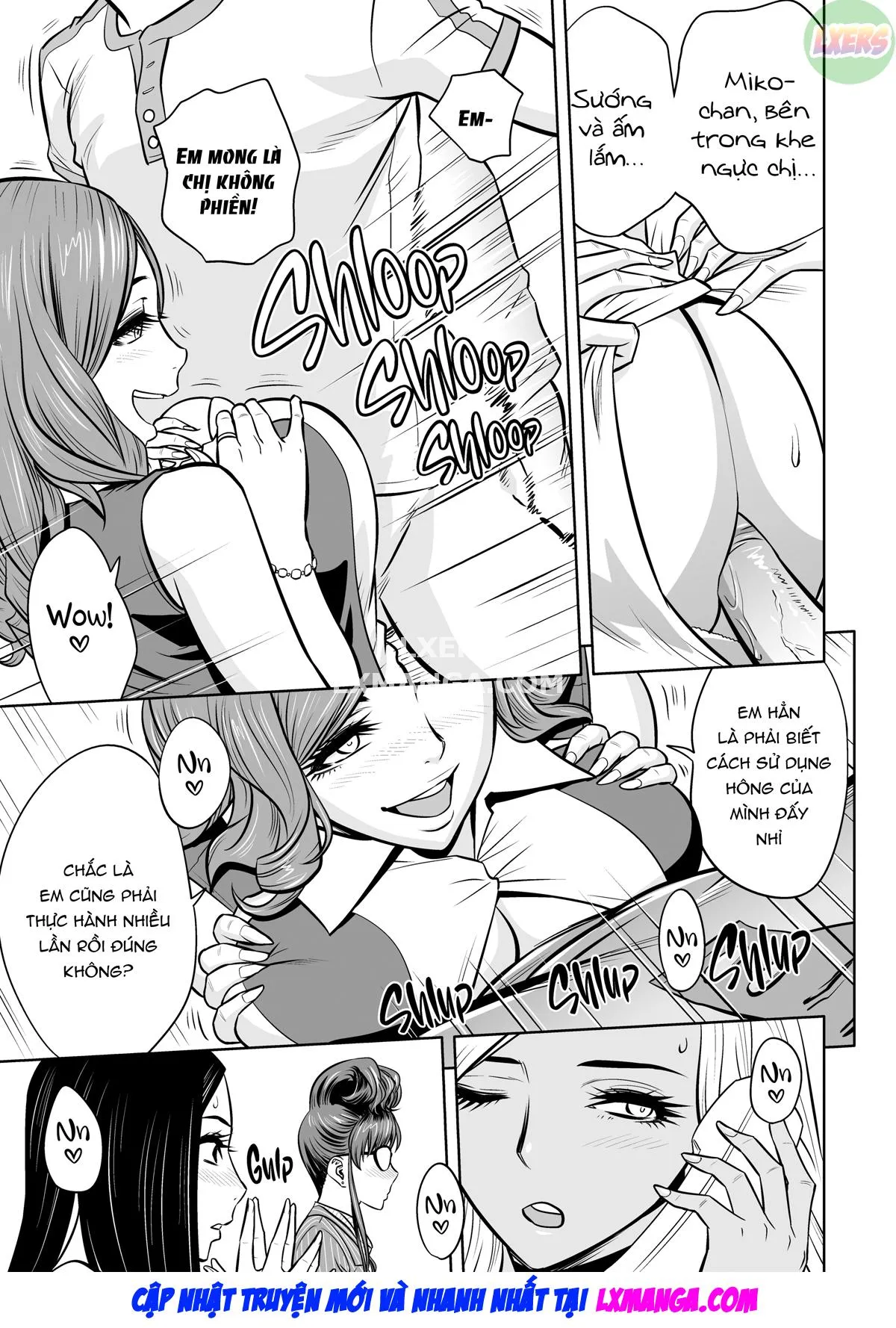 HentaiVN.net - Ảnh 16 - Gal Boss and the Harem Office - Chap 3