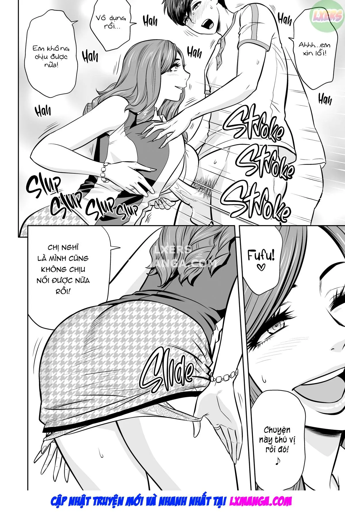 HentaiVN.net - Ảnh 17 - Gal Boss and the Harem Office - Chap 3
