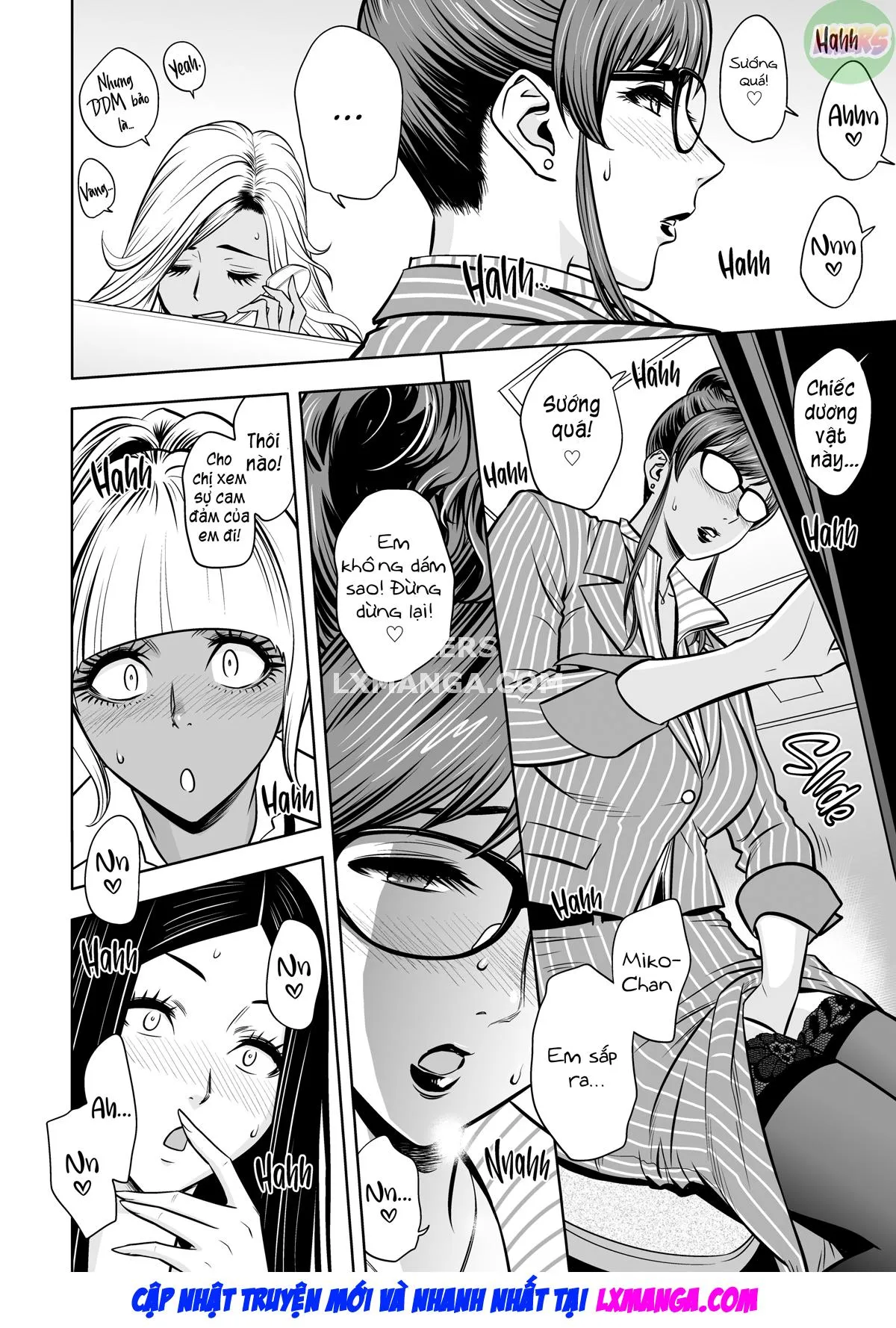 HentaiVN.net - Ảnh 21 - Gal Boss and the Harem Office - Chap 3