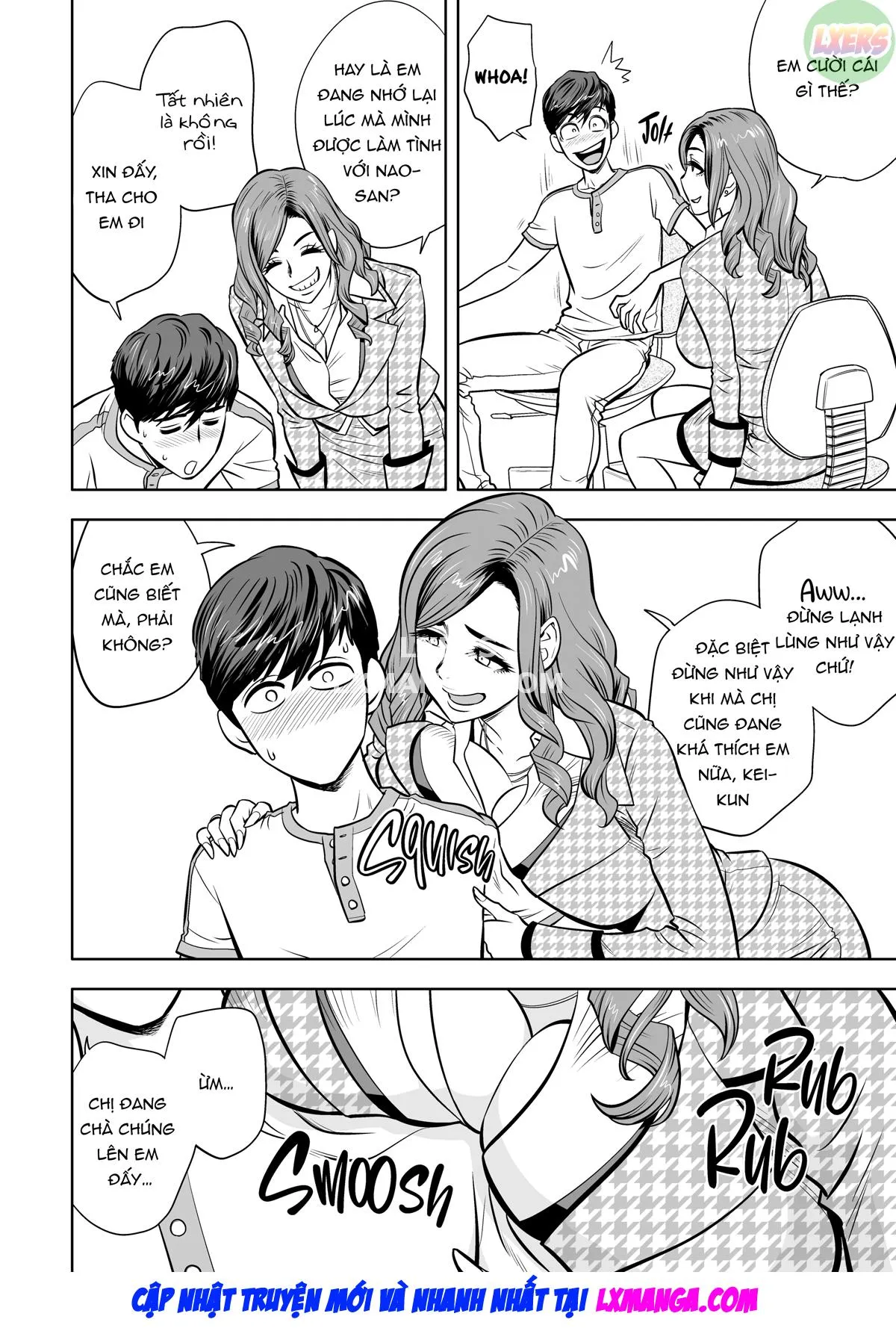 HentaiVN.net - Ảnh 5 - Gal Boss and the Harem Office - Chap 3