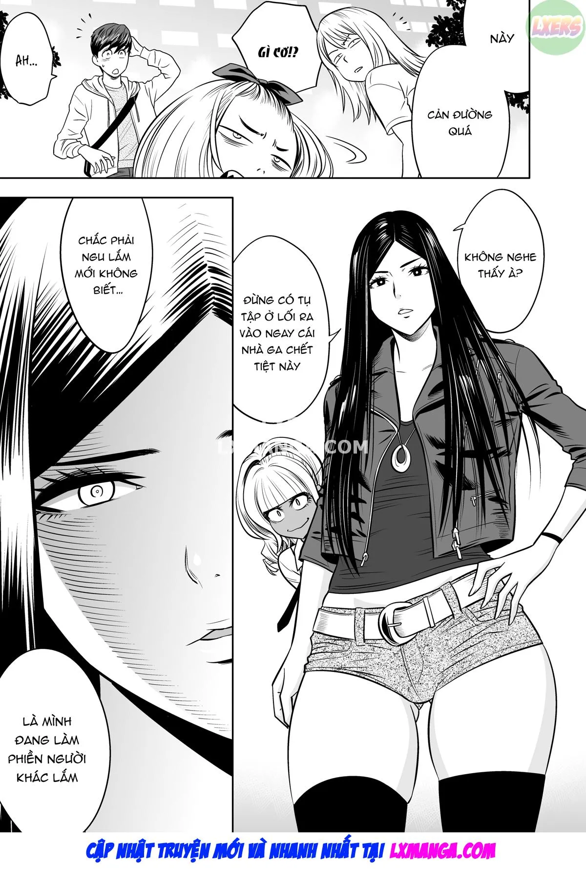 HentaiVN.net - Ảnh 20 - Gal Boss and the Harem Office - Chap 4