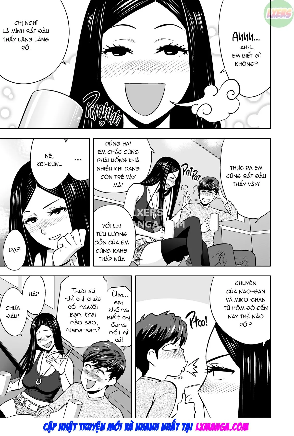 HentaiVN.net - Ảnh 24 - Gal Boss and the Harem Office - Chap 4