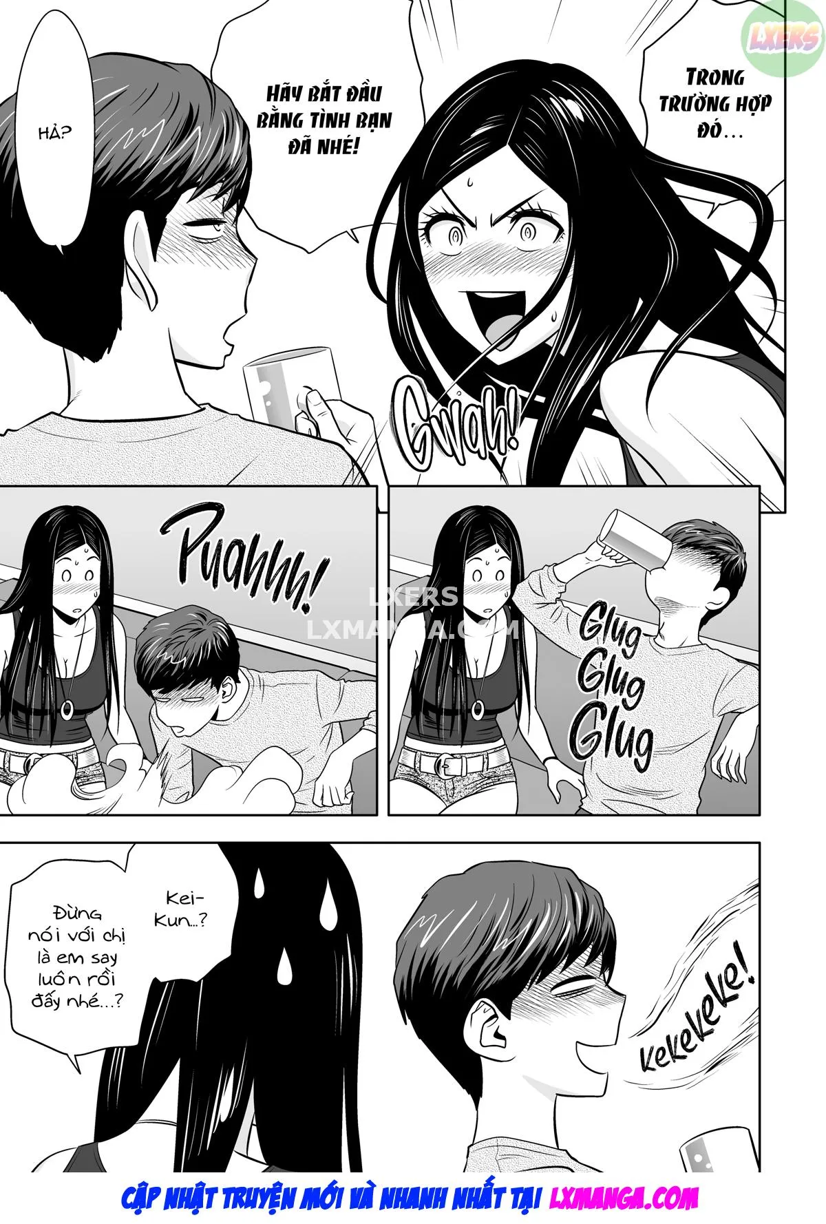 HentaiVN.net - Ảnh 26 - Gal Boss and the Harem Office - Chap 4